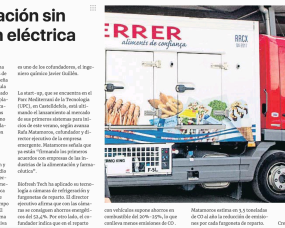 La Vanguardia: Climatización sin conexión eléctrica.